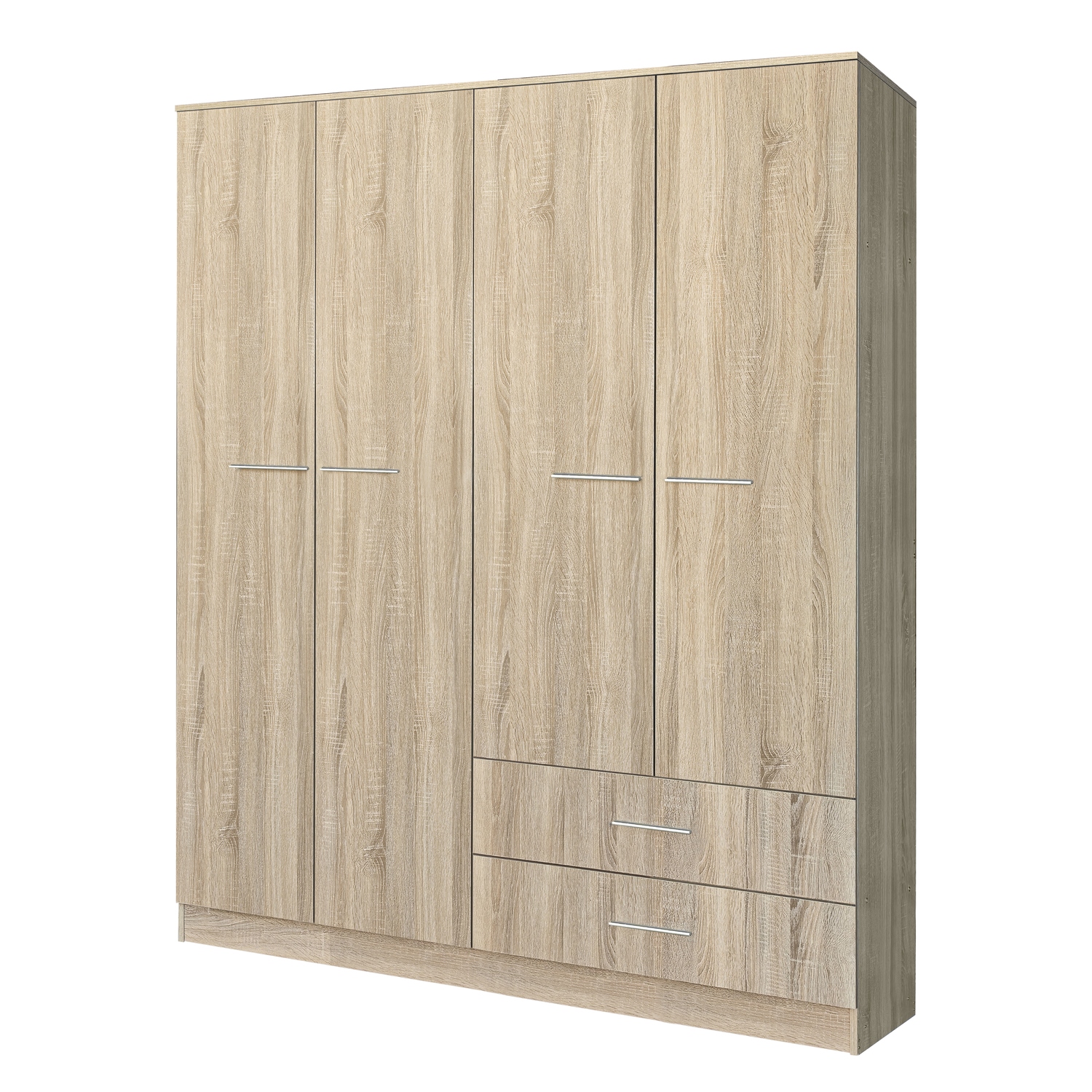 14370149a Ντουλάπα ArteLibre SASSA Φυσικό Μοριοσανίδα 120x50x195cm - 1 τεμ. - Image 1