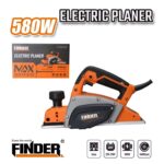 Χειροκίνητη ηλεκτρική πλάνη ξύλου - 580W - Finder - 198365 - Image 2