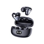 Ασύρματα ακουστικά Bluetooth Open-Ear με θήκη φόρτισης - KMS-E07 - 260076 - Black