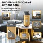 Σετ ξυριστική μηχανή & Trimmer - 2in1 - KM-1559 - Kemei - Image 2