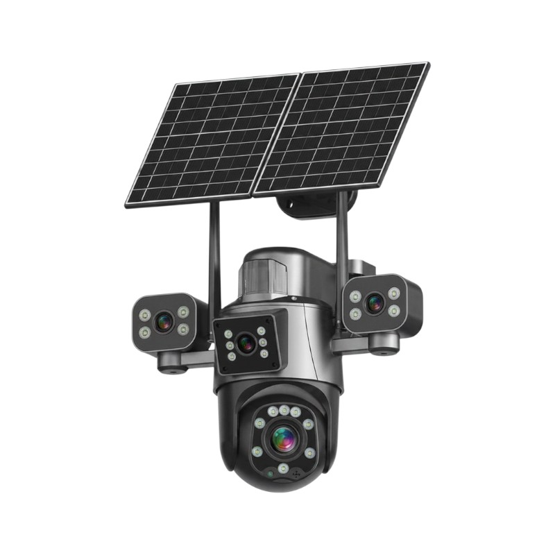 371211 Ηλιακή κάμερα ασφαλείας IP τετραπλή - 65X 4G - Security Camera - 371211 - Image 1