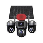 Ηλιακή κάμερα ασφαλείας IP τετραπλή - JJ013LB WiFi - Security Camera - 371242