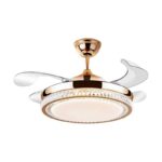 Ανεμιστήρας οροφής & φωτιστικό - DS-6609 - 2*48W - 431613 - Gold