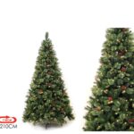 Χριστουγεννιάτικο Δέντρο Sirin PVC/PP/PE Με 500 LED 210cm - 1 τεμ.