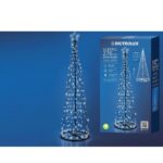 276 LED Δεντράκι Εσωτ. & Εξωτ. Χώρου Με 8 Προγράμματα Και Μετασχηματιστή Ψυχρό Λευκό Φως Φ60x200cm - 1 τεμ.