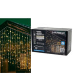 Χριστουγεννιάτικη Κουρτίνα Φωτισμού 400 LED Λευκό Θερμό 4x1.5m - 1 τεμ.