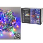 180 LED Εσωτ. & Εξωτ. Χώρου Με 8 Προγράμματα Και Μετασχηματιστή Πολύχρωμο Φως Διάφανο Καλώδιο Μη Επεκτεινόμενο IP44 31V - 1 τεμ.