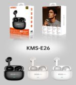Ασύρματα ακουστικά Bluetooth με θήκη φόρτισης - KMS-E26 - 260267 - Black - Image 2
