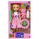 Κούκλα Cute Doll 34x20x6cm ToyMarkt 922138 - 1 τεμ.