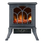 Ηλεκτρικό Τζάκι Επιδαπέδιο 800/1500W Μαύρο ALPINA - 1 τεμ. - Image 3
