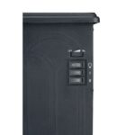 Ηλεκτρικό Τζάκι Επιδαπέδιο 800/1500W Μαύρο ALPINA - 1 τεμ. - Image 4