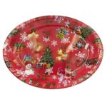 Δίσκος Χριστουγέννων Οβάλ 40x31cm Xmasfest 1131286 - 1 τεμ. - Image 2