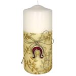 Κερί Λευκό Κορμός Πέταλο 12x5cm Xmasfest 1131647 - 1 τεμ. - Image 2