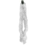 Γιρλάντα Λευκή Tinsel ø:11cm Υ:2m Xmasfest 1131895 - 12 τεμ.