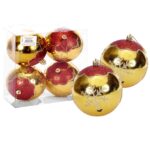 Μπάλα Νιφάδες πακ=4τεμ φ10 ø10cm Xmasfest 1132303 - 1 τεμ.