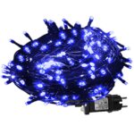 100 Λαμπάκια LED Μπλε σε Σειρά με Προγράμματα Ip44 8,2m 8m Xmasfest 1132395 - 1 τεμ.