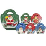 Καλαθάκι με Χερούλι Ξύλινο 11x10x5,5cm Xmasfest 1132696 - 1 τεμ.
