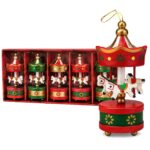 Καρουζέλ Στολίδια Ξύλινα Κρεμαστά 6 τεμ 21x9cm Xmasfest 1132733 - 1 τεμ.