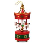 Καρουζέλ Στολίδια Ξύλινα Κρεμαστά 6 τεμ 21x9cm Xmasfest 1132733 - 1 τεμ. - Image 2