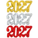 Χρονολογία 3 Χρώματα Μεγάλη 15x7cm Xmasfest 113294 - 25 τεμ.