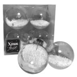 Μπάλες με Γέμιση Χιόνι πακ=4τεμ φ10 ø10cm Xmasfest 1132772 - 1 τεμ.