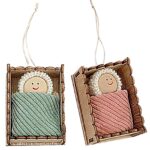 Στολίδι Κρεμαστό Θείο Βρέφος 7x5,5cm Xmasfest 1133180 - 1 τεμ.