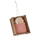 Στολίδι Κρεμαστό Θείο Βρέφος 7x5,5cm Xmasfest 1133180 - 1 τεμ. - Image 2