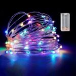 100 Λαμπάκια LED Copper Μπαταρίας Πολύχρωμα σε Σειρά με Controller IP20 10,3m Xmasfest 1133508 - 1 τεμ.