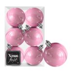 Μπάλες Περλέ ροζ πακ=6τεμ φ6 ø6cm Xmasfest 1133553 - 1 τεμ.