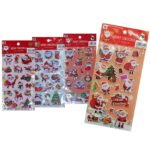 Αυτοκόλλητα 3D Xmas Καρτέλα Μικρή 22x10cm Xmasfest 1133604 - 20 τεμ.