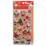 Αυτοκόλλητα 3D Xmas Καρτέλα Μικρή 22x10cm Xmasfest 1133604 - 20 τεμ. - Image 2