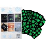 Αυτοκόλλητα Xmas Φωσφόριζε 32x20cm Xmasfest 1133605 - 12 τεμ.