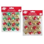 Καμπανάκια Σχέδιο Κουκουνάρι σετ=16τεμ 2x2cm Xmasfest 1133614 - 1 τεμ.