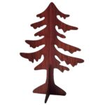 Δέντρο Ξύλινο Επιτραπέζιο 20x14cm Xmasfest 1133655 - 12 τεμ. - Image 2