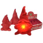 Gnome Πλαστικός με φως 9x6cm Xmasfest 1133687 - 12 τεμ.
