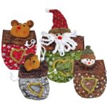Τσαντάκι Πουγκί με Παράθυρο & Φιγούρα Xmas 24x16cm Xmasfest 1133692 - 1 τεμ.
