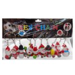 Μπρελόκ Άγιος, Χιονάνθρωπος ~5,5cm Xmasfest 1133736 - 12 τεμ.