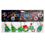 Μπρελόκ Xmas Σχέδια Δεντράκια, Στεφάνια ~5,5cm Xmasfest 1133738 - 12 τεμ.