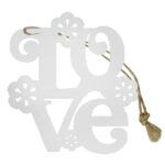 Στολίδι Ξύλινο Love 7cm Xmasfest 1133744 - 10 τεμ.