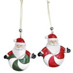 Στολίδι Polyresin Άγιος σε Τροχό 7,5cm Xmasfest 1133750 - 1 τεμ.