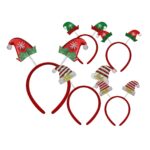 Στέκα Σκουφάκι Ξωτικών με Ελατήρια  Xmasfest 1133791 - 12 τεμ.