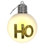 Μπάλα Xmas με φως & Χρυσά Αξεσουάρ ø8cm Xmasfest 1133802 - 1 τεμ.