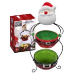 Σετ Άγιος & 2 Μπωλ σε Μεταλλική Βάση 50x26cm Xmasfest 1133861 - 1 τεμ.