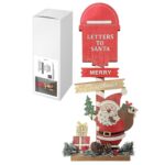 Διακοσμητικό Ξύλινο Letters to Santa 40x17x6cm Xmasfest 1133913 - 6 τεμ.