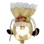 Τσαντάκι Λινάτσα Πουγκί Xmas 26x16cm Xmasfest 1133970 - 1 τεμ. - Image 2