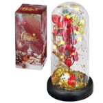 Γυάλα με Φως, Κλαδί Γκι, Άγιο Βασίλη 22x11cm Xmasfest 1133971 - 1 τεμ.