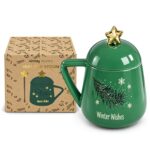 Κούπα Πορσελανης Xmas με Καπάκι 14x9,5cm 400ml Xmasfest 1133998 - 1 τεμ.