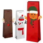Τσάντα Δώρου Χάρτινη Ποτού Xmas Φιγούρα 37x13x13cm Xmasfest 1134022 - 12 τεμ.