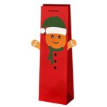 Τσάντα Δώρου Χάρτινη Ποτού Xmas Φιγούρα 37x13x13cm Xmasfest 1134022 - 12 τεμ. - Image 2