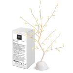 Δέντρο Λευκό με 48 LED Stars Μπαταρίας Λευκό Θερμό Σταθερή IP20 45cm Xmasfest 1134072 - 1 τεμ.